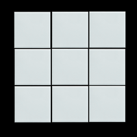 Carrelage mural et de sol en céramique 4x4 de 12 mm d'épaisseur, aspect artisanal, brillant et émaillé, pour crédence de salle de bain et cuisine, prix usine OEM, moderne
