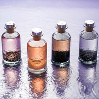 Usine directe bouteille en verre désodorisant 200ml diffuseur de roseau coffret cadeau de luxe couvercle en liège bâton de parfum diffuseur de parfum