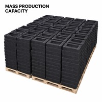 Insert en mousse EVA noire antichoc découpé sur mesure, plateau en éponge avec logo imprimable pour emballage protecteur de boîte cadeau de produits électroniques