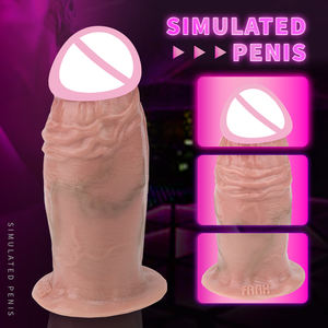 Extreem Realistische Dildo 'S Siliconen Grote Huid Penis Penetratie Anale Vagina Plug Strapon Penis Haan Met Zuignap Voor Koppels - Product Image 1