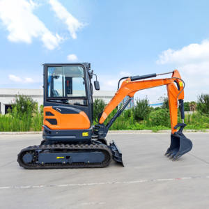 Бесплатная доставка! Мини-экскаватор на гусеничном ходу с кабиной, 3 тонны, 2.5 тонны, двигатель CE EPA, гидравлический, малый, для фермерских работ, аналог Kubota 2 тонны, в продаже. - Product Image 4