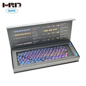 SX10EL Xích Xe Đạp Gấp/Đường Cầu Vồng Xích Xe Đạp Leo Núi <span class=keywords><strong>10</strong></span> Tốc Độ Nửa Rỗng Xích Băng Cassette Dài <span class=keywords><strong>10</strong></span> S/30S - Product Image 1