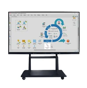 High Definition Lcd 10-Point Touch Digital Interactive Whiteboard Of Multi-Functionalports And Buttons