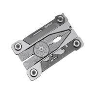 Outil EDC multifonction 14 en 1, couteau pliant d'extérieur combiné avec tournevis, outil de survie portable pour la réparation T110K