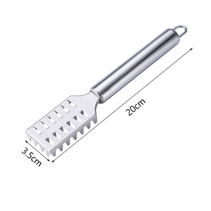 Wholesale Kitchen Stainless Fish Scales Scraping Graters Fast Remove Cleaning Peeler Scraper Bone Tweezers Tool - Product Image 3