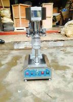 Machine de scellage de boîtes métalliques verticale électrique en acier inoxydable
