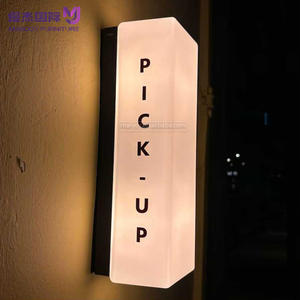 Özel akrilik ışık kutusu iş için LED duvar asılı reklam şirketleri hastaneler için açık dükkan tabela için parklar - Product Image 2