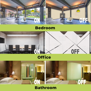 Películas Inteligentes <span class=keywords><strong>para</strong></span> Ventanas, a Prueba de Explosiones, Aislantes del Calor, Autoadhesivas, <span class=keywords><strong>para</strong></span> Hogar, Oficina, Hotel, Apartamento, Privacidad - Product Image 3