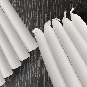 Velas Cónicas Delgadas para Mesa de Comedor LITBRIGHT, Paquete de 4, 8, 10 y 12 Pulgadas de Largo, de Larga Duración, Color Verde, Rojo y Blanco, sin Aroma - Product Image 2