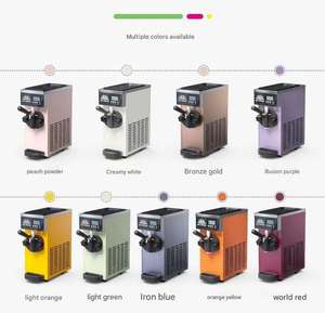 Máquina de Helado Suave Vertical de Acero Inoxidable, 3 Cabezas, Función de Preenfriamiento Automático, para Fábrica de Bebidas - Product Image 6