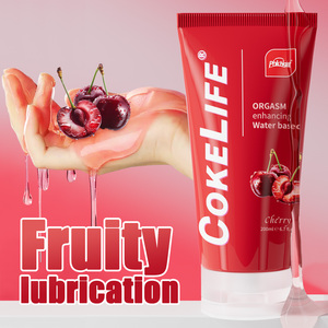 Lubrifiant à base d'eau Piknight Cokelife 200ml Tube Saveurs Cerise Fraise Pêche Bonbons Amélioration de la Stimulation Adulte - Product Image 2