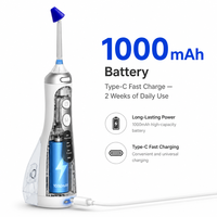 Appareil d'irrigation nasale électrique Carepik, irrigateur nasal à débit continu, embout en silicone, irrigateur nasal