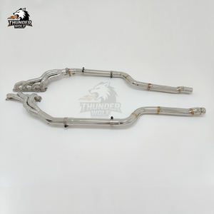 Nouveaux collecteurs d'échappement <span class=keywords><strong>Hetu</strong></span> C63 W204 pour C63 AMG W204 6.2L V8 Longtube Downpipe - Product Image 3