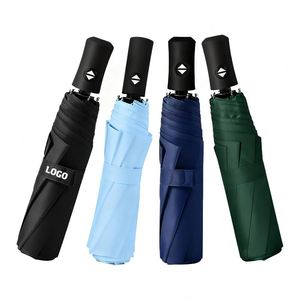 ร่มพับขนาดเล็ก Xj482 ปรับแต่งโลโก้ได้ พิมพ์ลายแบรนด์ ป้องกันลม ของขวัญส่งเสริมการขาย ร่มพับแบบกำหนดเอง - Product Image 1