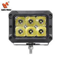 Projecteur LED 30W 4,2 pouces à faisceau spot et large 2800LM IP67 étanche pour tout-terrain 4x4 9-30V avec boîtier en aluminium 6000K et support