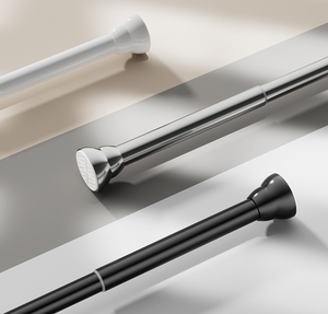 Barras Telescópicas Extensibles y Ajustables para Baño, Barras de Acero Inoxidable para Cortinas de Ducha - Product Image 2