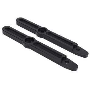 Kit de soporte para ajustadores de parabrisas, aluminio, reduce el ruido, repuesto para Suzuki <span class=keywords><strong>V</strong></span> <span class=keywords><strong>Strom</strong></span> 800DE DL800 <span class=keywords><strong>2022</strong></span> a 2024, color negro - Product Image 3