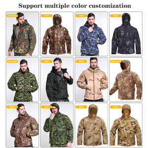 FLYSKI Veste bombardier à col montant unisexe, imperméable et respirante, imprimée avec fermeture éclair, coupe-vent pour hommes - Product Image 6