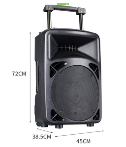 BS515DSP 15inch 120W neodymium 16 DSP effecttor partybox Portable speakerwith MP3 Bluetooth for outdoor party wedding - Product Image 3