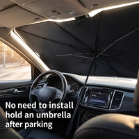 Parasol de voiture promotionnel pliable manuel pour pare-brise avant pour adulte