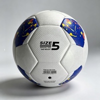 Ballon de football en PU durable taille 4 pour matchs d'équipes de lycée en salle, vente en gros, OEM ODM
