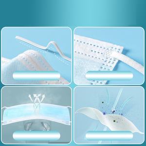 Best-seller <span class=keywords><strong>Masque</strong></span> médical jetable non tissé inodore non irritant à 3 couches de haute qualité de fabricant CE - Product Image 4