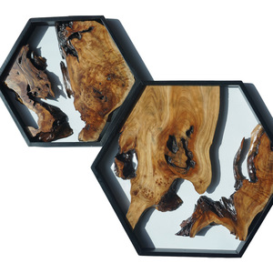 Solid Wood Creative <b>Frame</b> Picture Natural Style Rectangle Wooden <b>Frame</b> Handmade Collage Art For Living Room Bedroom Study - Product Image 5