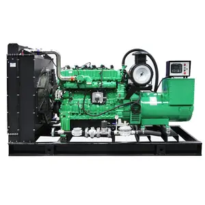 Economy 200kw 300kw 500kw methanol natural gas series generator set open mute box type generator