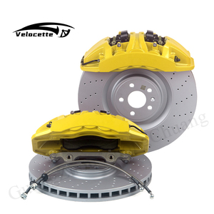 Kit d'étrier de frein avant étrier de système de frein automobile 6 pistons 412mm disque 20 pouces jantes pour cadillac xt5 xt6 ct5 cts 2004 xr6 - Product Image 2