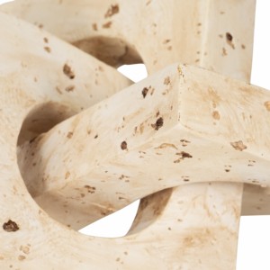 Statuetta in resina geometrica dal design moderno e sagomato per l'arredamento di casa e ufficio - Product Image 5