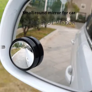 360 Ultra-Clear Reflective Blind Spot Wide-Angle Side <b>Mirror</b> for Silver Adjustable for <b>Car</b> Reversing Auxiliary - Product Image 3