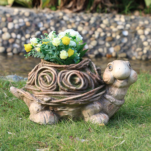 Macetas de flores en forma de Animal de pato MGO, macetas de plantas grandes para decoración de jardín, venta al por mayor - Product Image 3