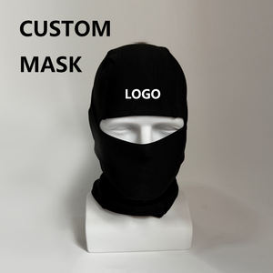 OEM Cross-Border scatola nera imballaggio passamontagna maschera facciale a prova di freddo per arrampicata berretto antivento per gli uomini donne festa appropriata - Product Image 2