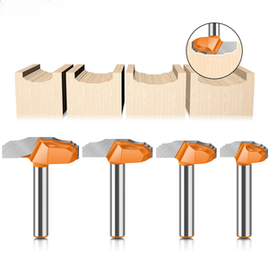 4 adet/takım ark hattı kesici makinesi takım dolabı yapma araçları ahşap freze uçları için kapı paneli kenar marangozluk freze kesicisi araçları - Product Image 1