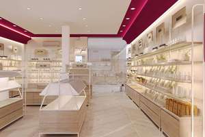 Diseño de Tiendas de Belleza y Soluciones Comerciales Llave en Mano |   Vitrinas Cosméticas LED Personalizadas, Muebles Modulares Ecológicos para Tiendas - Product Image 5