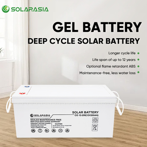 ディープサイクルソーラーゲルバッテリー鉛蓄電池12v 100ah 200ah 250ah 300ah長寿命蓄電ゲルバッテリー（ソーラーシステム用） - Product Image 1