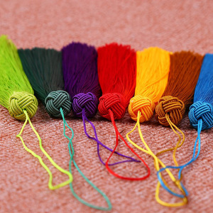 Grand 14cm bricolage <span class=keywords><strong>noeud</strong></span> <span class=keywords><strong>chinois</strong></span> accessoires à la main ananas capuchon gland pointe haute qualité longue pointe <span class=keywords><strong>boule</strong></span> à vis - Product Image 2