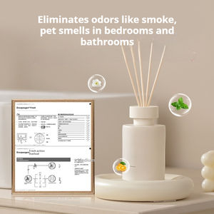 Difusor de Aromas Aikun de Lujo con Etiqueta Privada, Juego de Perfumes con Flores Decorativas, Perfume de Aceites Esenciales sin Llama, Ratán - Product Image 4