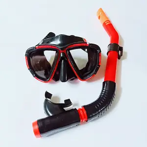 Oem Pvc Volwassen Duikbril Snorkel Gear Zwembril Bril Gemakkelijk Adem Buis