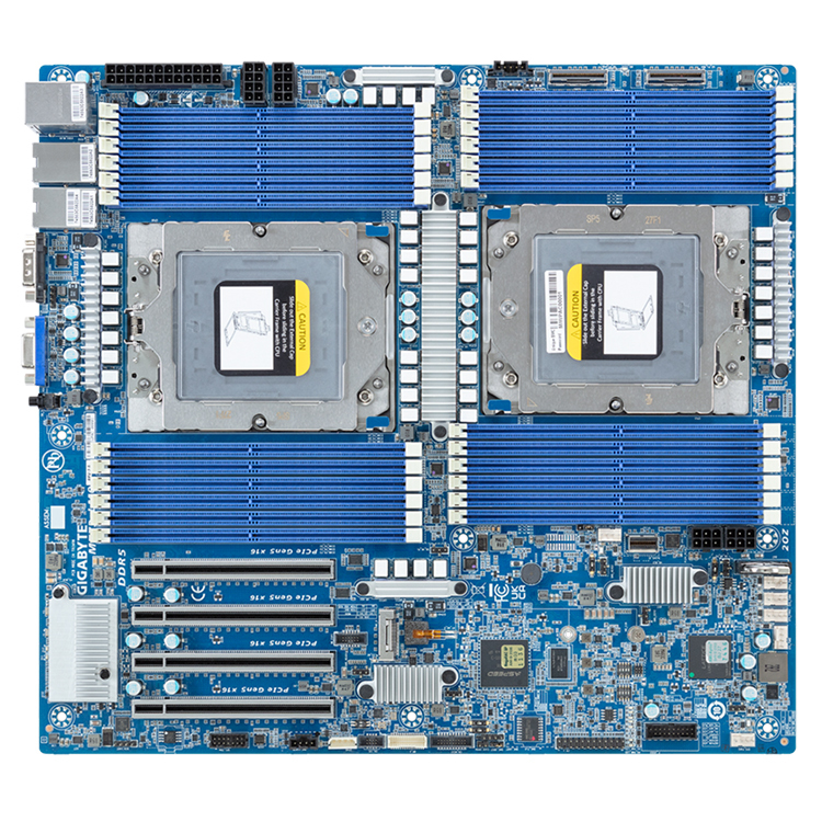 Placa-mãe De Servidor Gigabyte Mz73-lm0 E-atx Com 2 Soquetes Lga