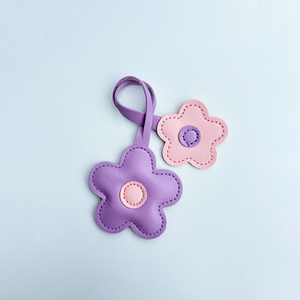 Sáng Tạo hướng dương Keychain dễ thương PU da hoa Keyring Bìa thời trang thực vật Móc chìa khóa quyến rũ - Product Image 4