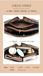 Nouveaux sacs à main de luxe pour femmes, sacs à bandoulière en cuir PU de créateur, grand sac à main tendance pour femme, sac fourre-tout décontracté, sac messager - Product Image 4