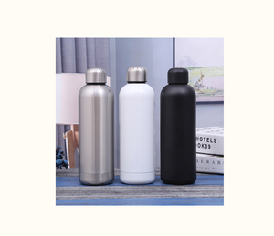 Botella de agua caliente con cordón de 500 ml (17 oz) de acero inoxidable OEM, venta al por mayor de termos de acero inoxidable, libre de BPA - Product Image 1