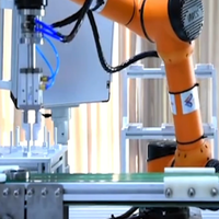 Bras robotisé industriel AUBO I20 à 6 axes, moteur PLC, charge utile de 5 kg, répétabilité de 0,02 mm pour robot d'entretien de machine CNC