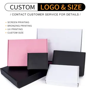 Impressão personalizada de caixas de embalagem de varejo em papel e caixas de embalagem de papelão ondulado