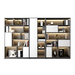 Estantería Huide 003 Modular Independiente con Puertas de Armario, Estilo de Lujo Ligero, Mueble de Almacenamiento para Sala de Estar - Product Image 2