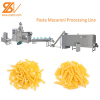 Ligne de production industrielle automatique de pâtes et de macaronis, extrudeuse haute capacité pour usine alimentaire