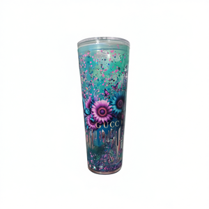 Vaso Térmico de Acero Inoxidable A25pen de 24 oz, Botella de Vacío con Diseño Floral, Estilo Clásico, Taza para Beber en Viajes - Product Image 1