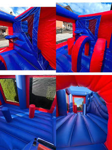 Huatong ngoài trời PVC <span class=keywords><strong>Inflatable</strong></span> phim hoạt hình S onic <span class=keywords><strong>bouncy</strong></span> nhà với trượt Sonic <span class=keywords><strong>Inflatable</strong></span> nhảy lâu đài Combo cho bán - Product Image 3