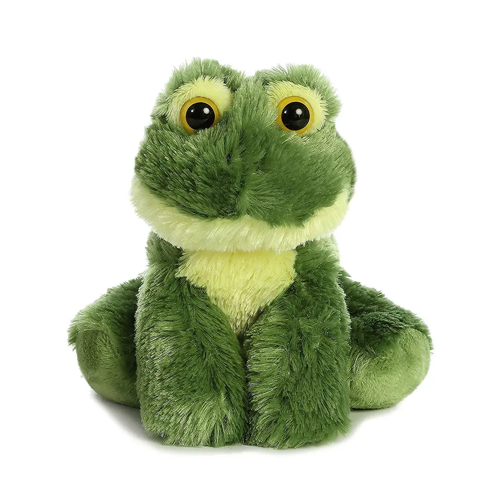 Nieuwe Kids Groene Kikker Knuffel Groothandel Goedkope Leuke Knuffeldier Zachte Kikker Knuffel